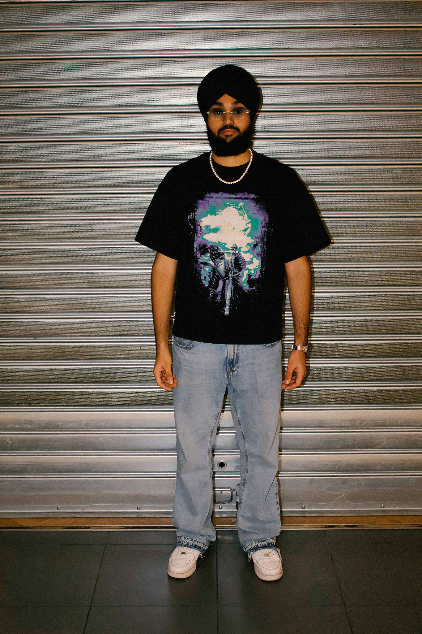 IMMORTAL WARRIOR BABA DEEP SINGH JI BOXY T-SHIRT