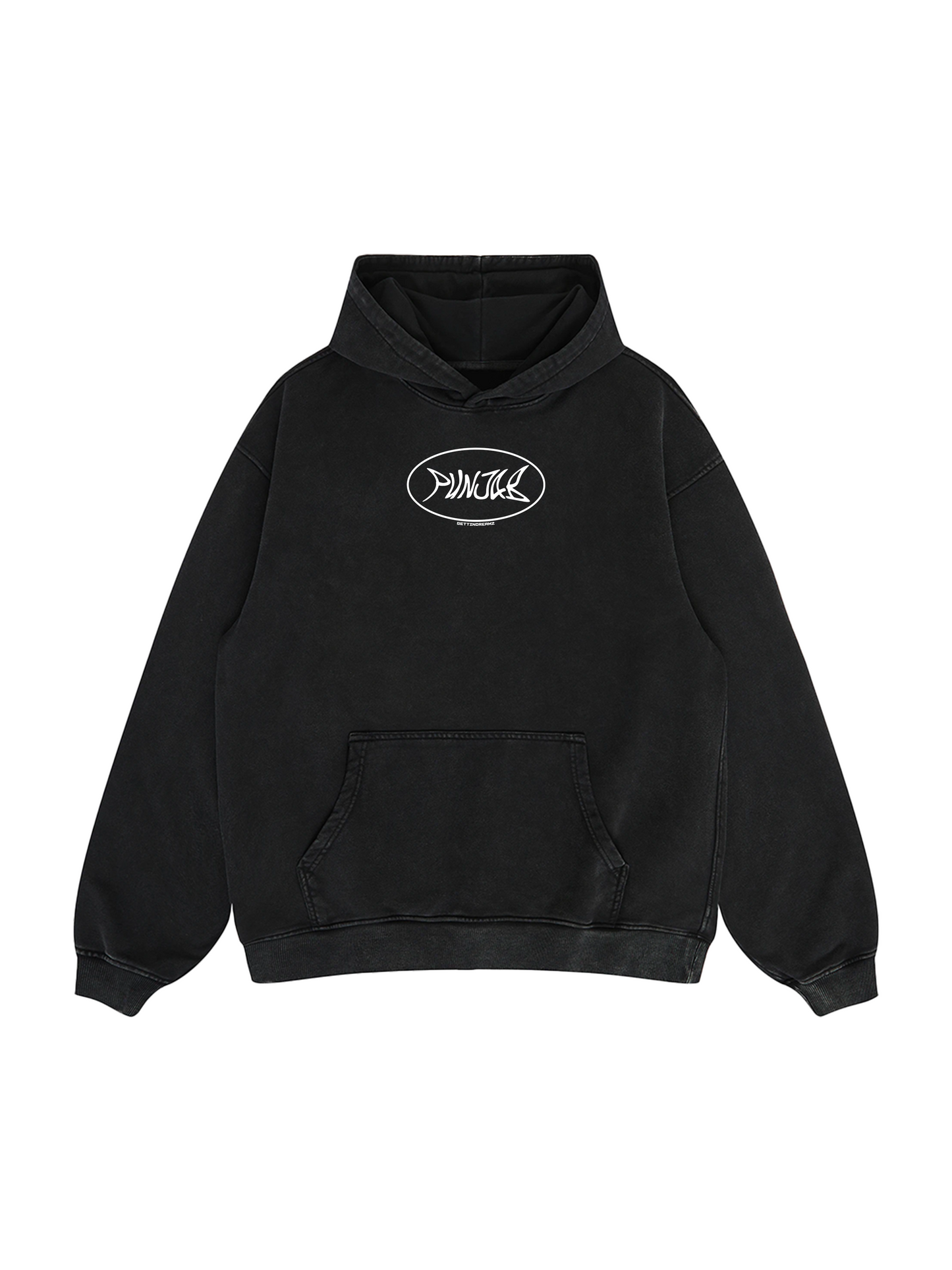 PUNJAB OVERSIZED FADED HOODIE