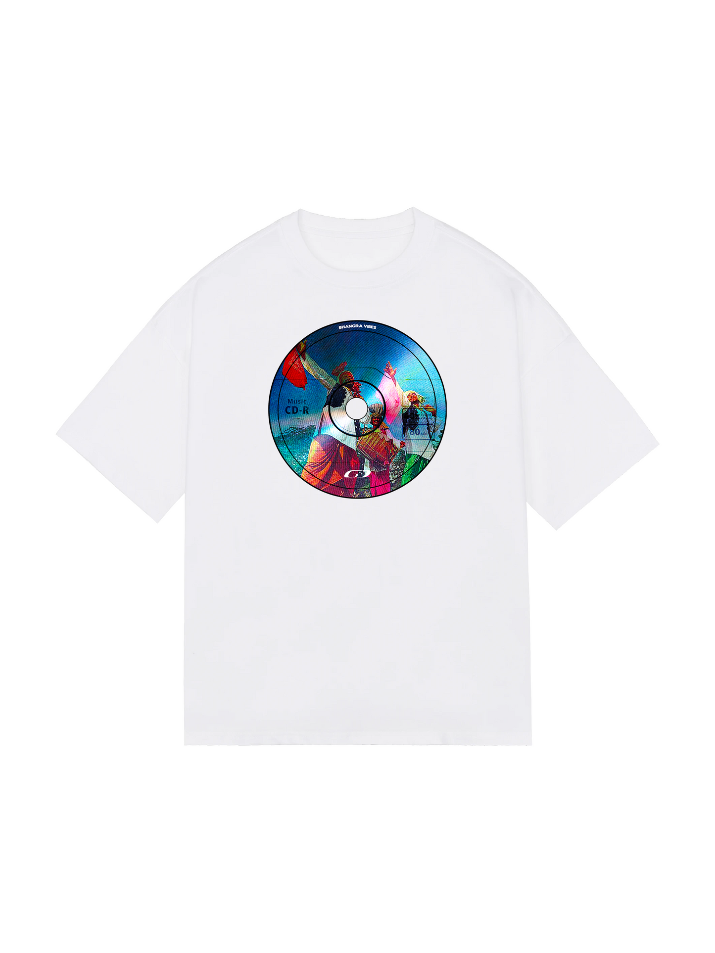RETRO BHANGRA VIBES CD BOXY T-SHIRT