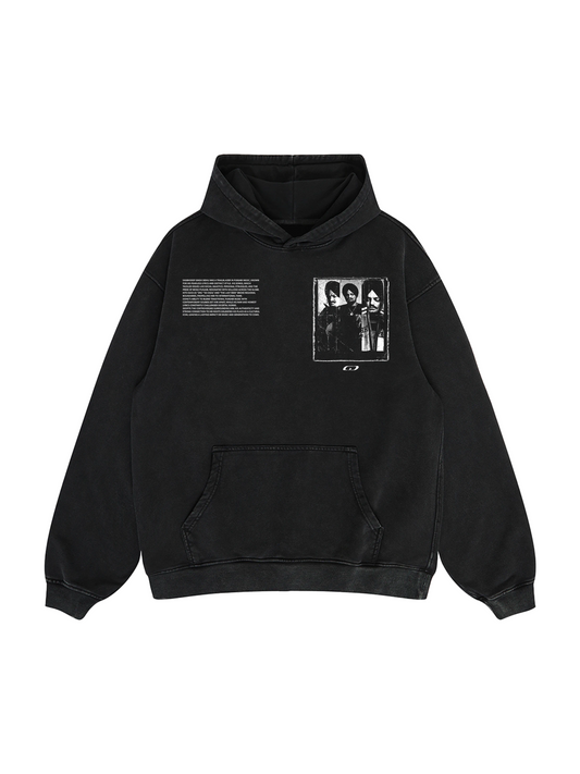 SIDHU MOOSE WALA OVERSIZED FADED HOODIE