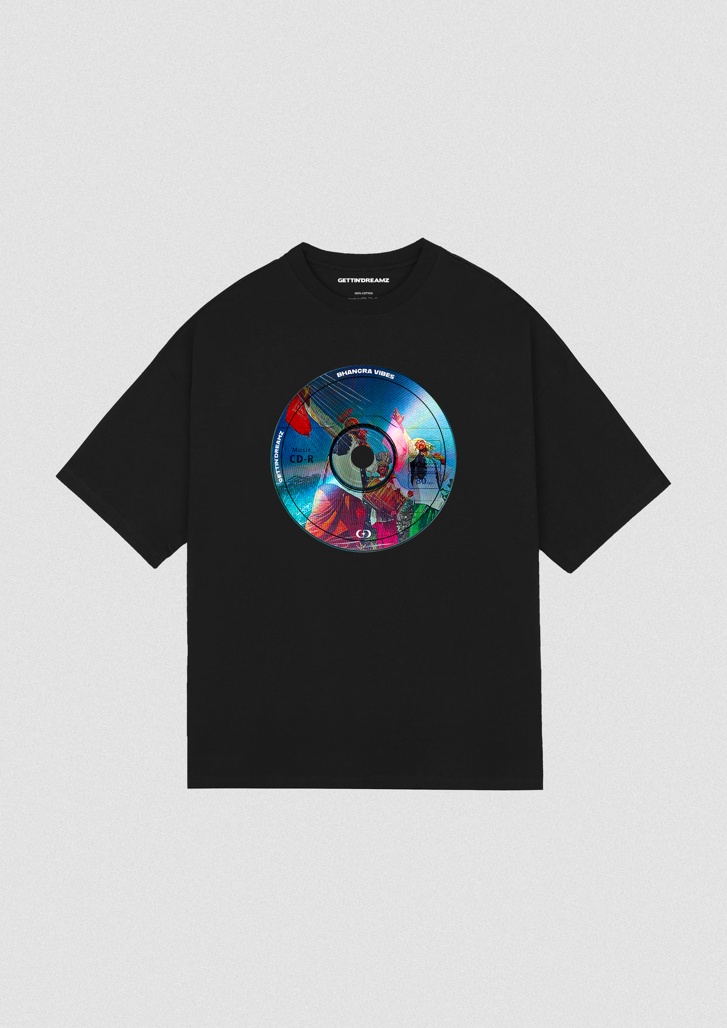 RETRO BHANGRA VIBES CD BOXY T-SHIRT