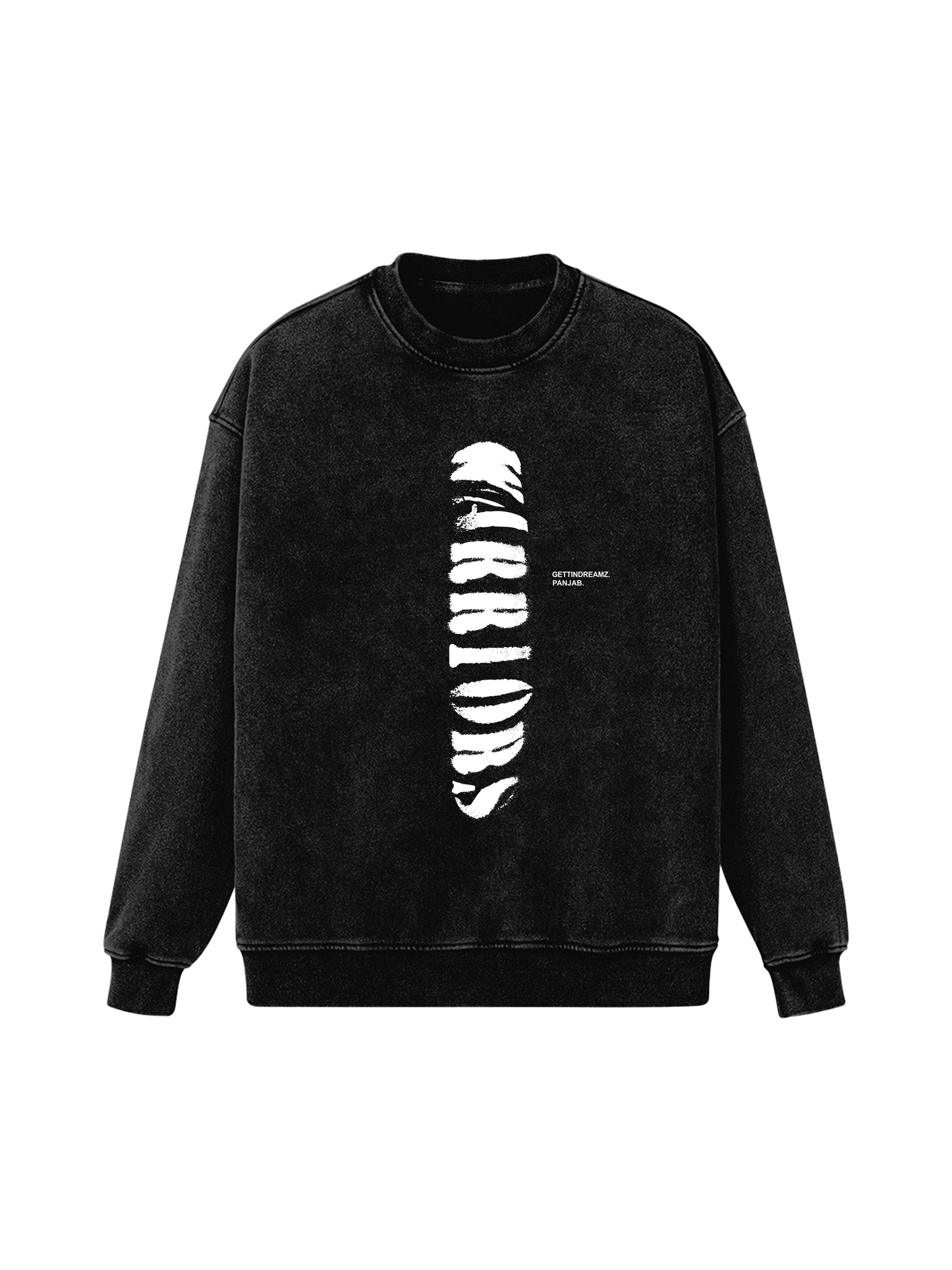 WARRIORS OVERSIZED FADED SWEATSHIRT