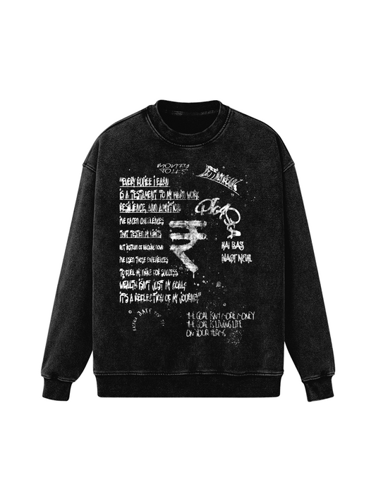 PAISA OVERSIZED FADED SWEATSHIRT