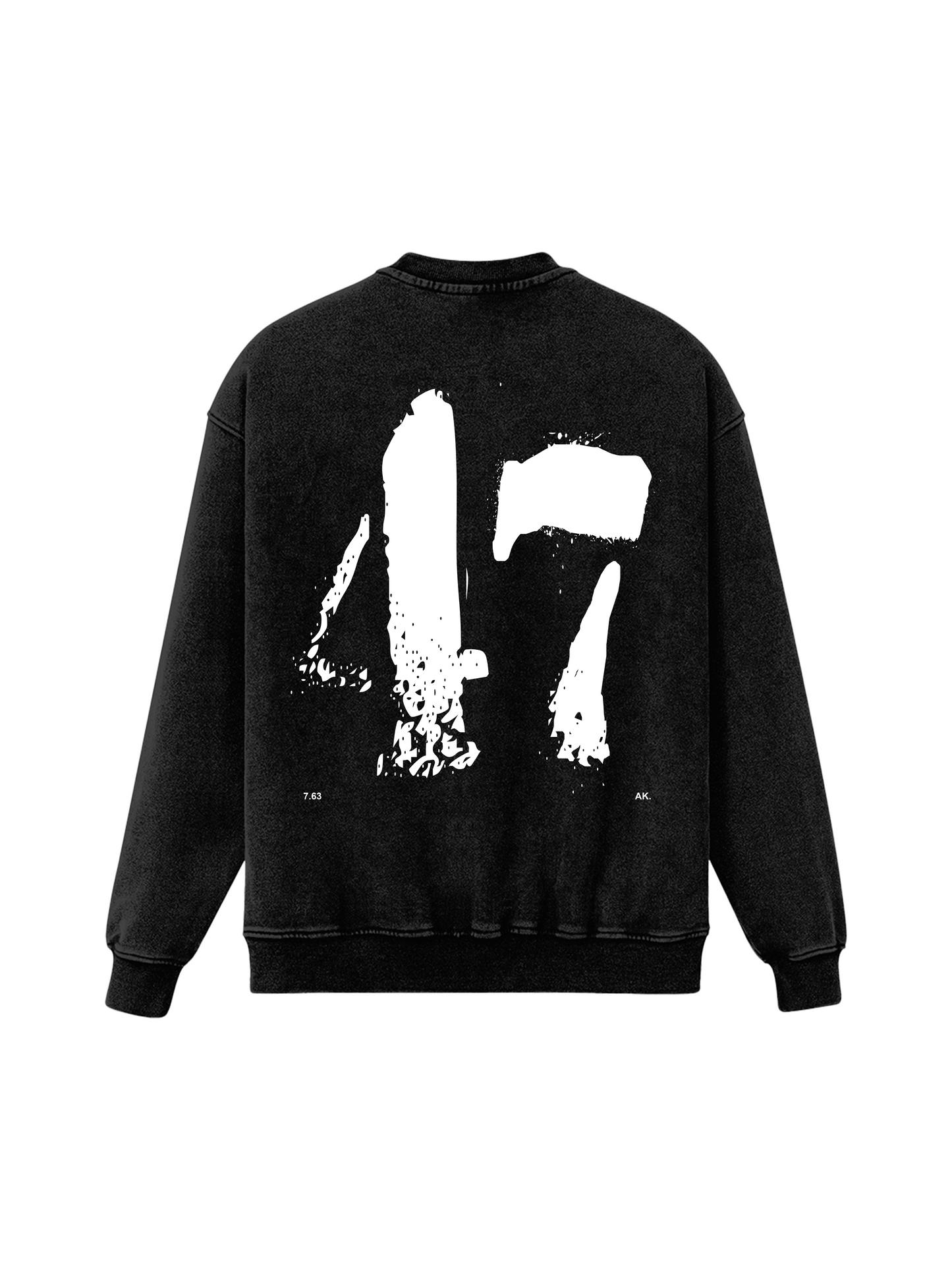 WARRIORS OVERSIZED FADED SWEATSHIRT